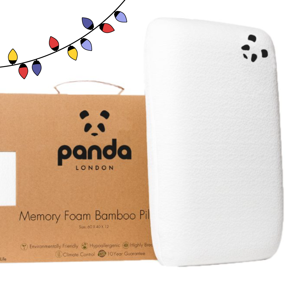 Panda-Memory-Foam-Bamboo-Pillow