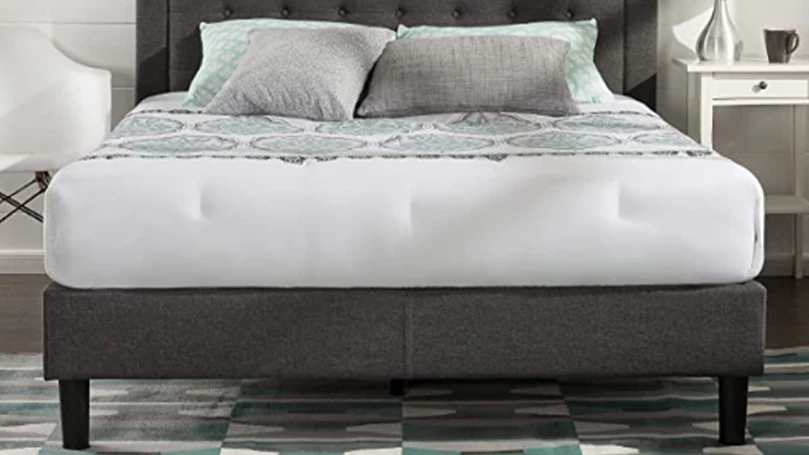 Product image of ZINUS Dachelle 35 cm Upholstered Platform Bed Frame