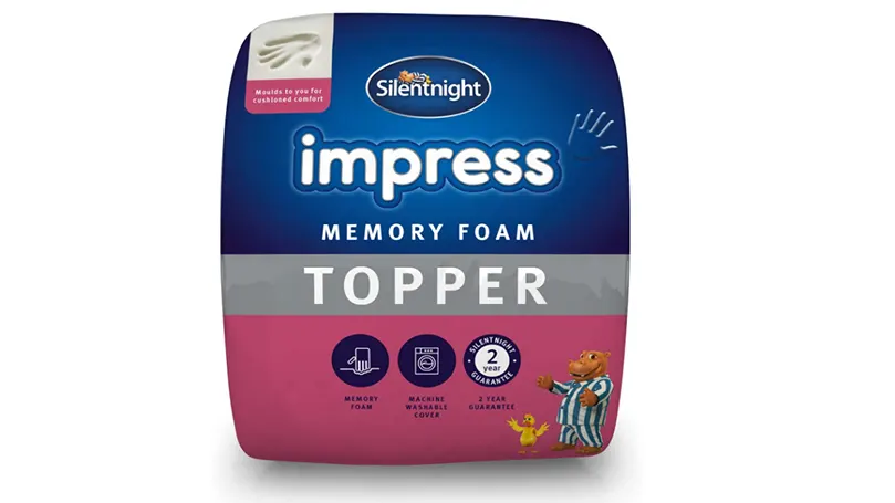 Product image of the Silentnight Impress 7cm Memory Foam Mattress Topper