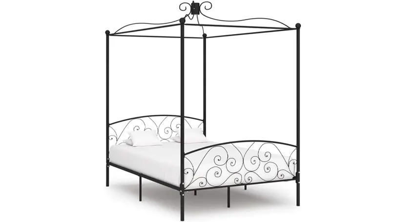 An image of vidaXL Canopy Bed Frame.