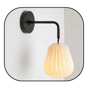 A product image of Origami Paper Wall Light