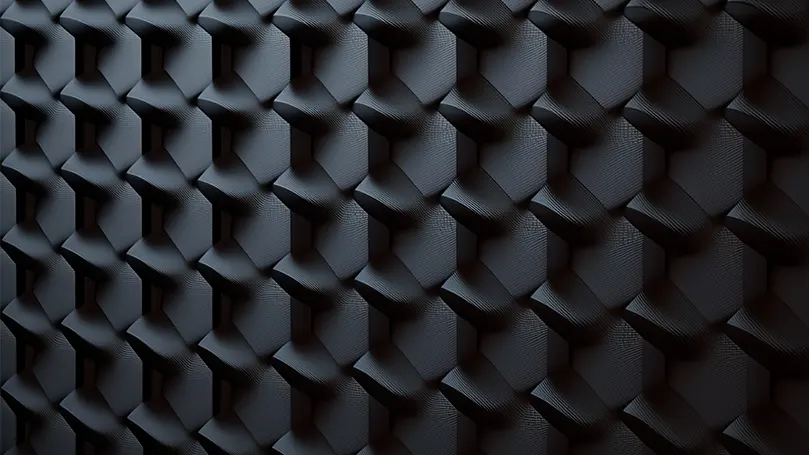 An image of soundproofing pannels fixed to a wall