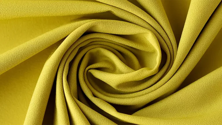 A close up image of polyester bed sheets