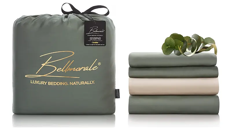 Bellmorale Eucalyptus Silk sheet set