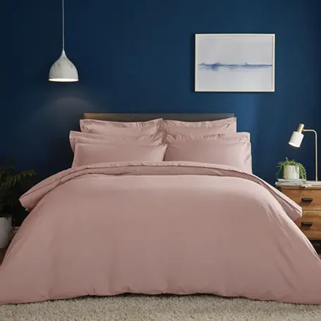 Fogarty Soft Touch Dusty Pink Duvet Cover and Pillowcase Set