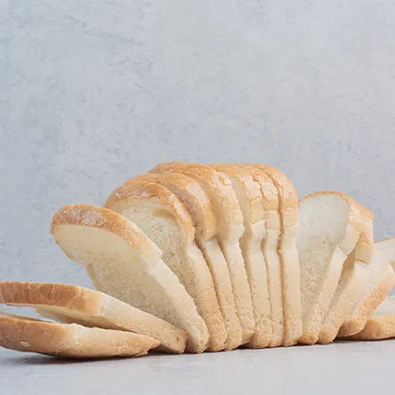 A sliced white bread