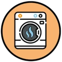 an icon representing a drying machine, illustrating a product that is not suitable for air drying/tumble drying