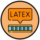 An icon depicting a non latex material