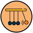 An icon depicting a non motion isolating product