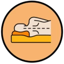 An icon depicting the product is not side sleeper friendly