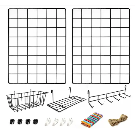 2-Pack-Wire-Wall-Grid-Panel-With-Accessories