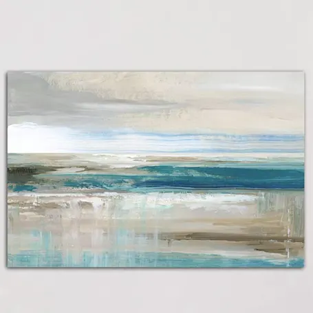 Abstract-Sea-Wrapped-Canvas-Painting