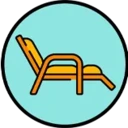 an icon depicting an adjustable chair