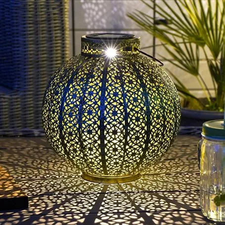 Blue-and-Gold-Moroccan-LED-Lantern