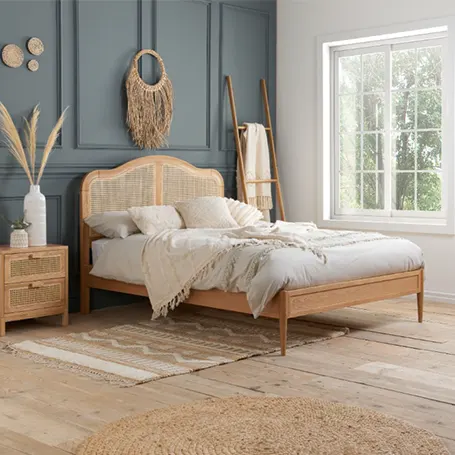 Leonie-Rattan-Oak-Wooden-Bed-Fram