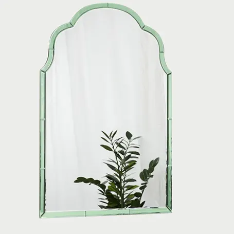Aurora Green Curve Wall Mirror Extra Large