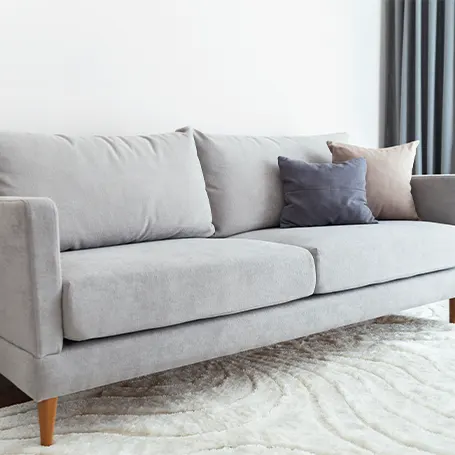 An image of a grey sofa bed