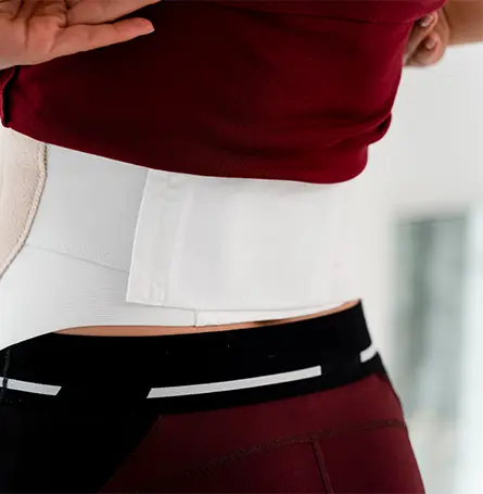 An image of a flexible support belt