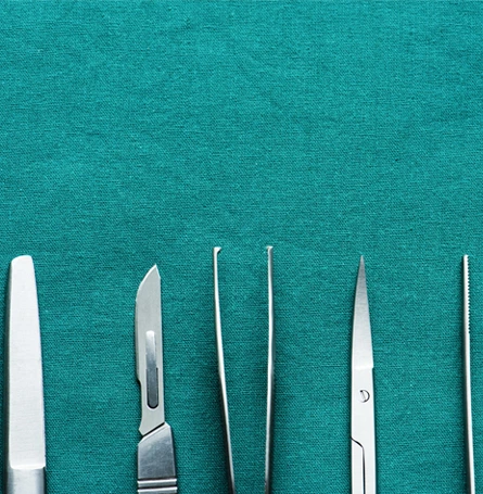 An image of surgical tools