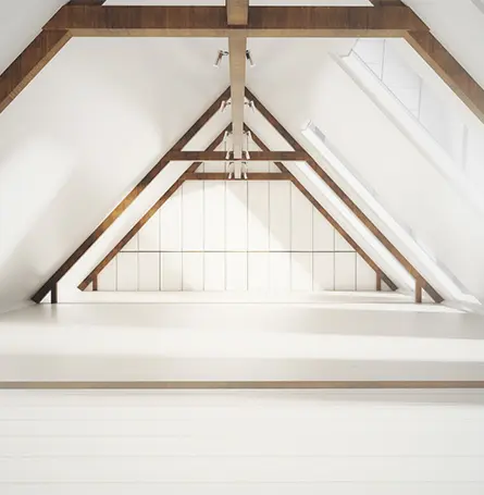An image of an attic