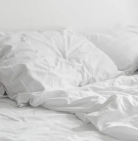 An image of new, breathable bedding