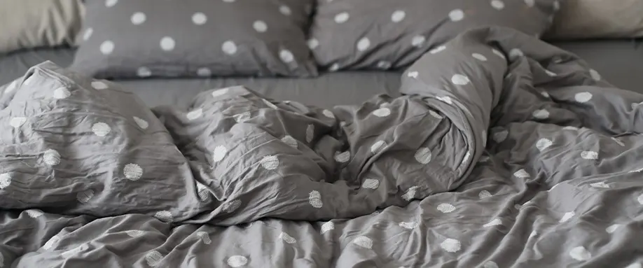 Grey bedding